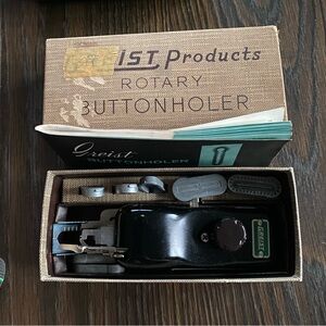 Vintage Geist Products Rotary Buttonholer for Sewing Machine